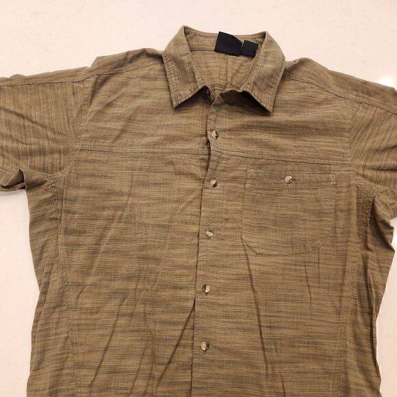 Mountain Hardwear men's cotton short sleeved button down shirt. Size M - Picture 1 of 5